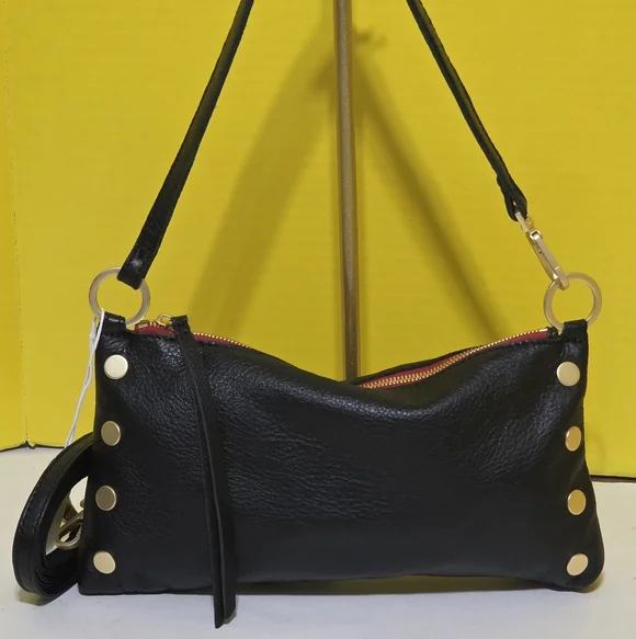 Hammitt Black Leather SM Kyle Shoulder Bag - Picture 3 of 5